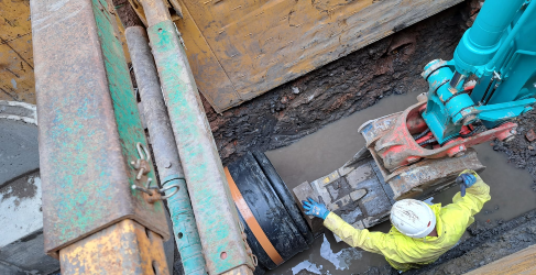 High Street sewer repair 
