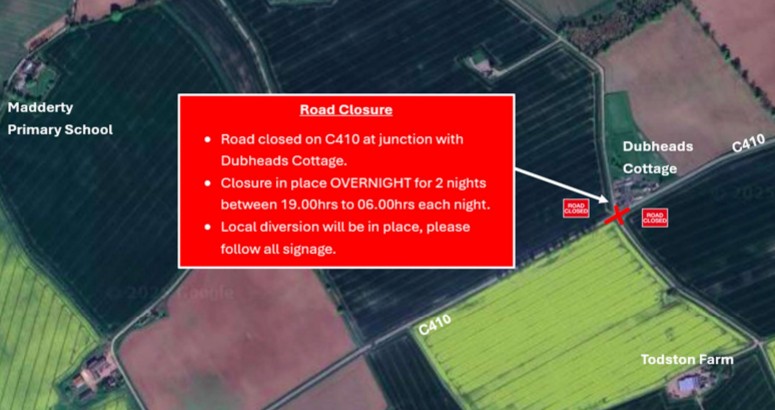 Closure of C410 Road between Balgowan to Bellyclone Closure of C410 Road between Balgowan to Bellyclone
