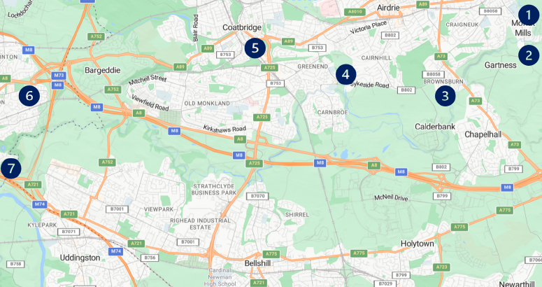 The project will upgrade the sewer network at seven separate locations Monklands Hospital Horizons Project