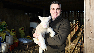 Scottish Water's first FONE scheme sheep farmer