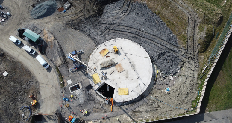 040422 Craigneuk 775 x 410 Overhead footage of Craigneuk works
