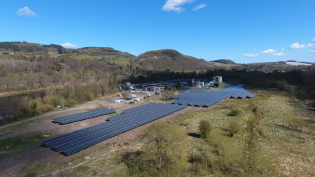 New solar panels installed at Perth Waste Water Treatment Works