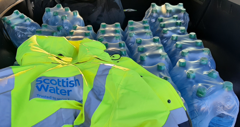 Scottish Water continues to work with response partners to provide welfare support for residents who remain without power or other essential services