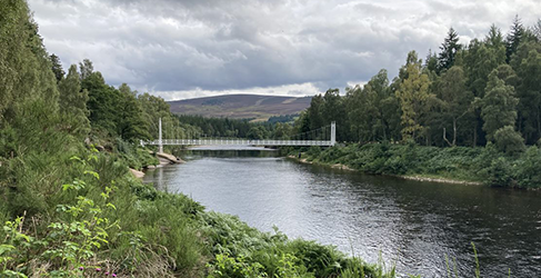 general view of the River Dee