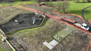 The new overflow and upgraded sewer will protect the park and properties from flooding Cardross Outfall Completion