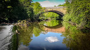 River Kelvin Urban Water Route Map View of the River Kelvin