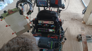 Filming involved dozens of cast, crew and technical equipment Annika Location