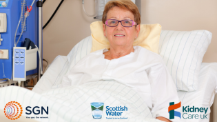 It is the first time a charity and utility companies have worked in this way Kidney Care UK