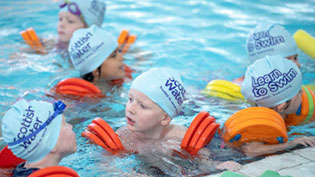 Children in Swimming pool