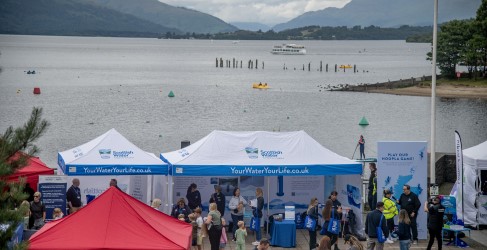 Water Safety Scotland Open Day Event Set Up