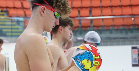 World Junior Champion at Butterfly Dean Fearn checks out winning cap design