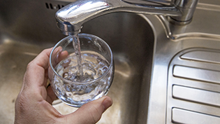 Tap Water into Glass